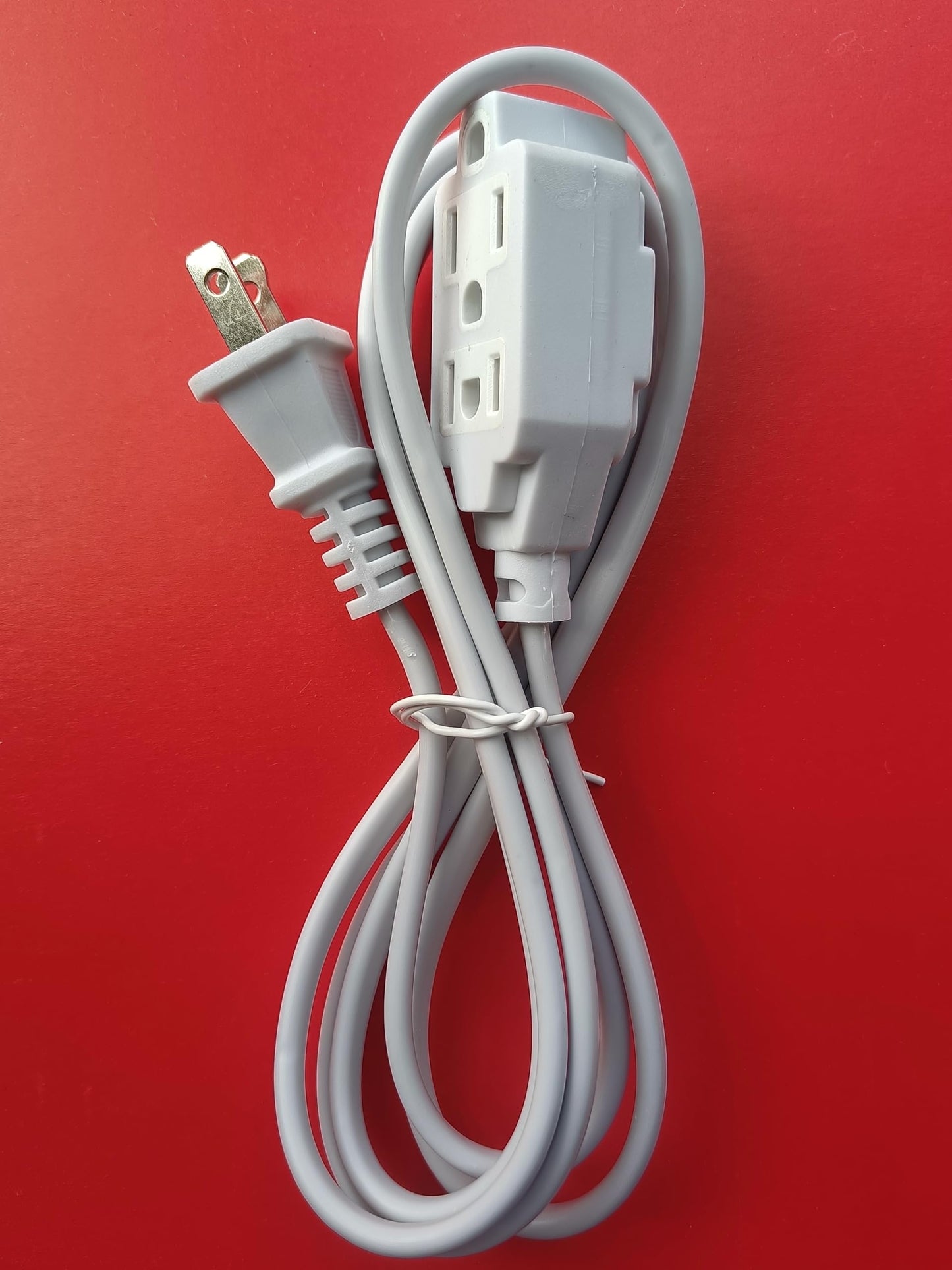 Power Strip,2 Prong Flat pin Plug in,use for Bulb,TV,Mobile Phone Charger,Razor,Fan,Drill,Office,Work,3ft,6ft,9ft,12ft Long Extension Cord