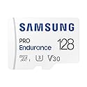 Samsung PRO Endurance 128GB MicroSDXC Memory Card with Adapter for Dash Cam, Body Cam, and Security Camera - Class 10, U3, V30 (MB-MJ128KA/AM)