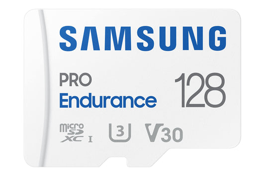 Samsung PRO Endurance 128GB MicroSDXC Memory Card with Adapter for Dash Cam, Body Cam, and Security Camera - Class 10, U3, V30 (MB-MJ128KA/AM)