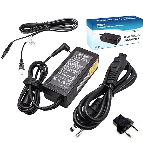 HQRP Kit: AC Adapter and Subwoofer Cord Compatible with Polk Audio Soundbar 4000 3000 2000 IHT-2000 IHT-3000 IHT-4000 Instant Home Theater Power…
