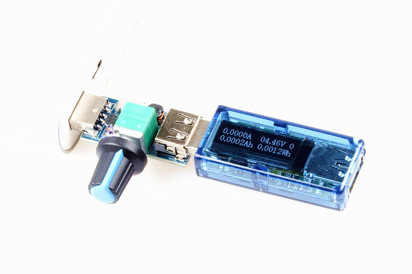 KNACRO 5W Mini USB Fan Air Volume Speed Stepless Governor Module DC 4-12V to 2.5-8V Speed Control Knob with Switch Function (1pc)