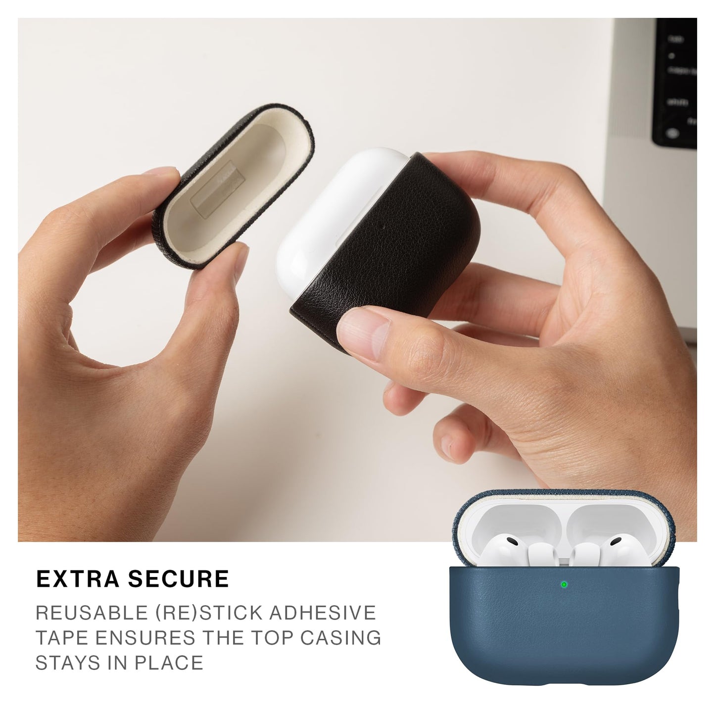 Native Union (Re) Classic Case for AirPods Pro 3 - Premium Resistant & Recycled Materials - Durable Protection - Supports Wireless Chargers
