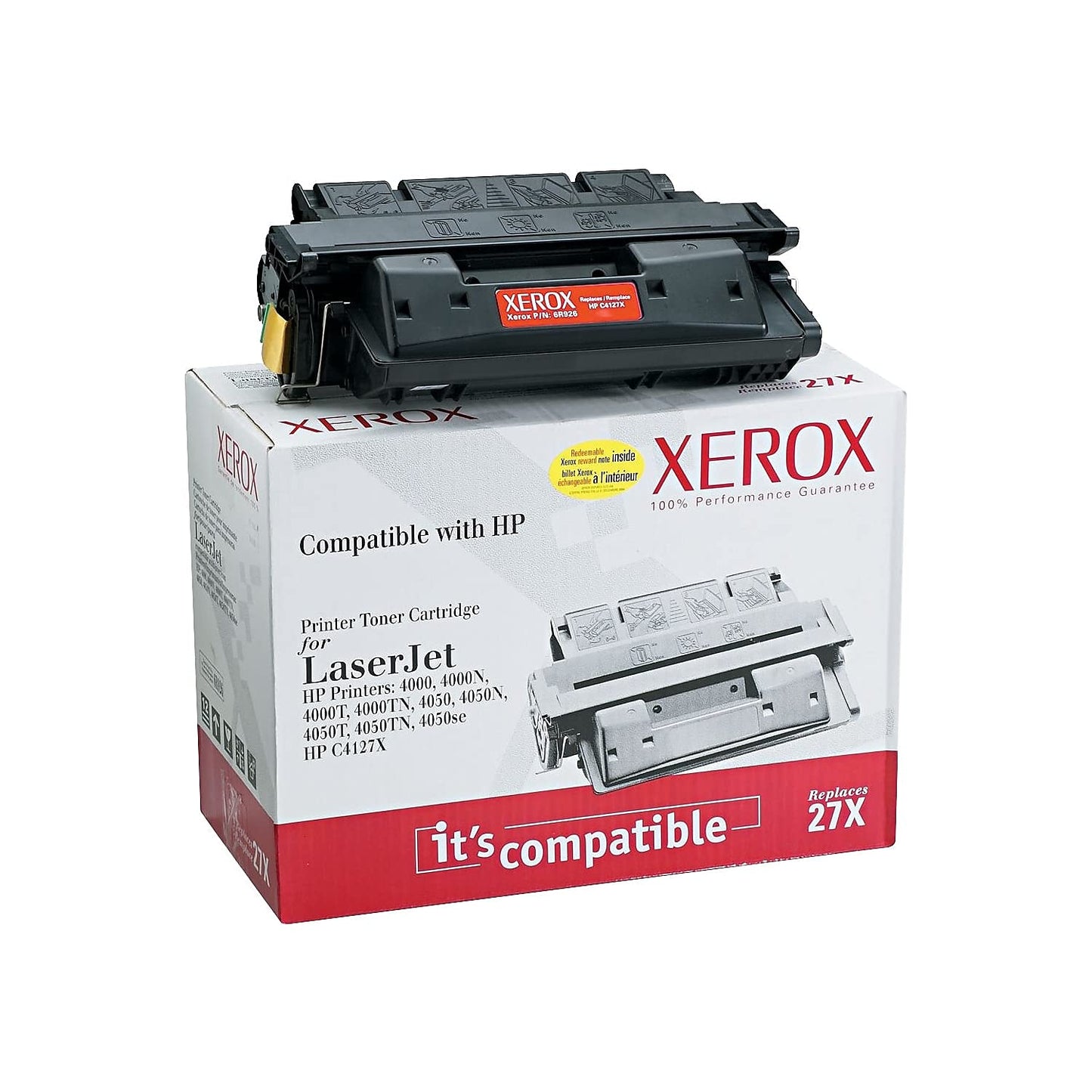 Xerox 006R00926 Replacement High-Yield Toner Cartridge For C4127X 27X Black