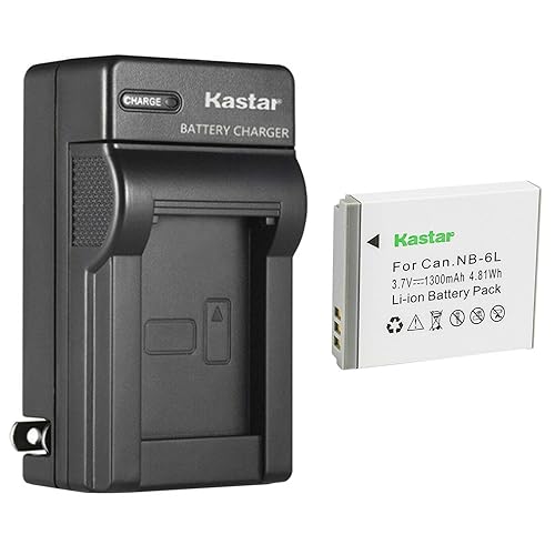 Kastar 1Pcs Battery and AC Wall Charger Replacement for Canon PowerShot S120, PowerShot SD770 IS, PowerShot SD980 IS, PowerShot SD1200 IS, PowerShot