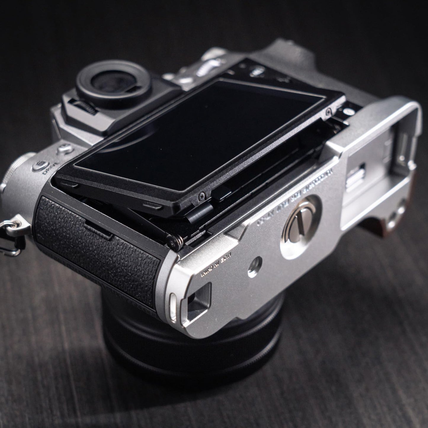 Iborrys L-Shaped Camera Handle ?Compatible with FUJIFILM X-T50 XT50 Camera ?Precious Vintage Solid Wood | Handcrafted by Experienced Artisans (African