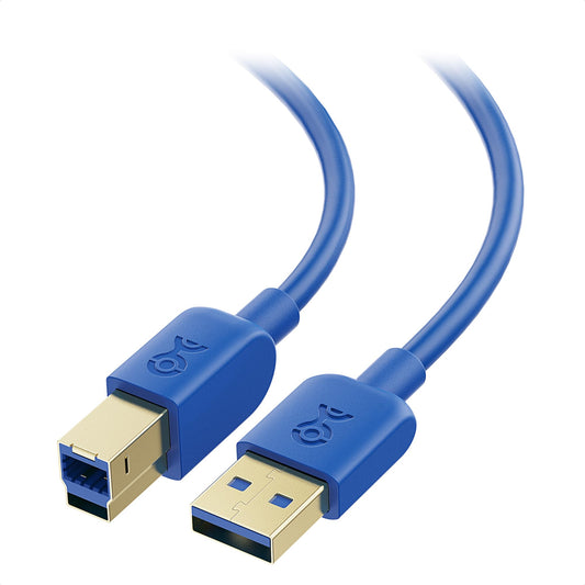 Cable Matters 5Gbps Long USB 3.0 Cable - 15ft, USB A to B Cable, USB3 Cord with Type-B 3.0 Connector for Hard Drive Enclosure/Built-in Hub and More