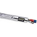 Design Engineering Heat Sheath™ Aluminized Sleeving - 3/4" I.D. x 3 ft High-Temperature Heat & Abrasion Protection for Hoses, Lines & Wires | Reflects
