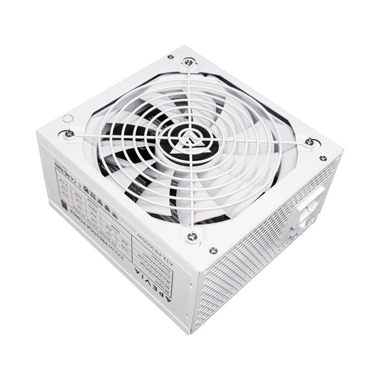 Apevia ATX-PR1000W-WH PCIE 5.0 & ATX 3.0 Prestige 1000W 80+ Gold Rated, PCIE 5.0 / Gen 5 12VHPWR Connector, Active PFC ATX Gaming Power Supply White