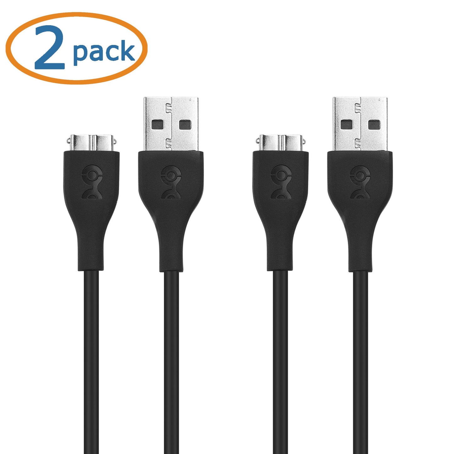 Cable Matters 2-Pack Charging Cable for Fitbit Charge HR - 20 Inches
