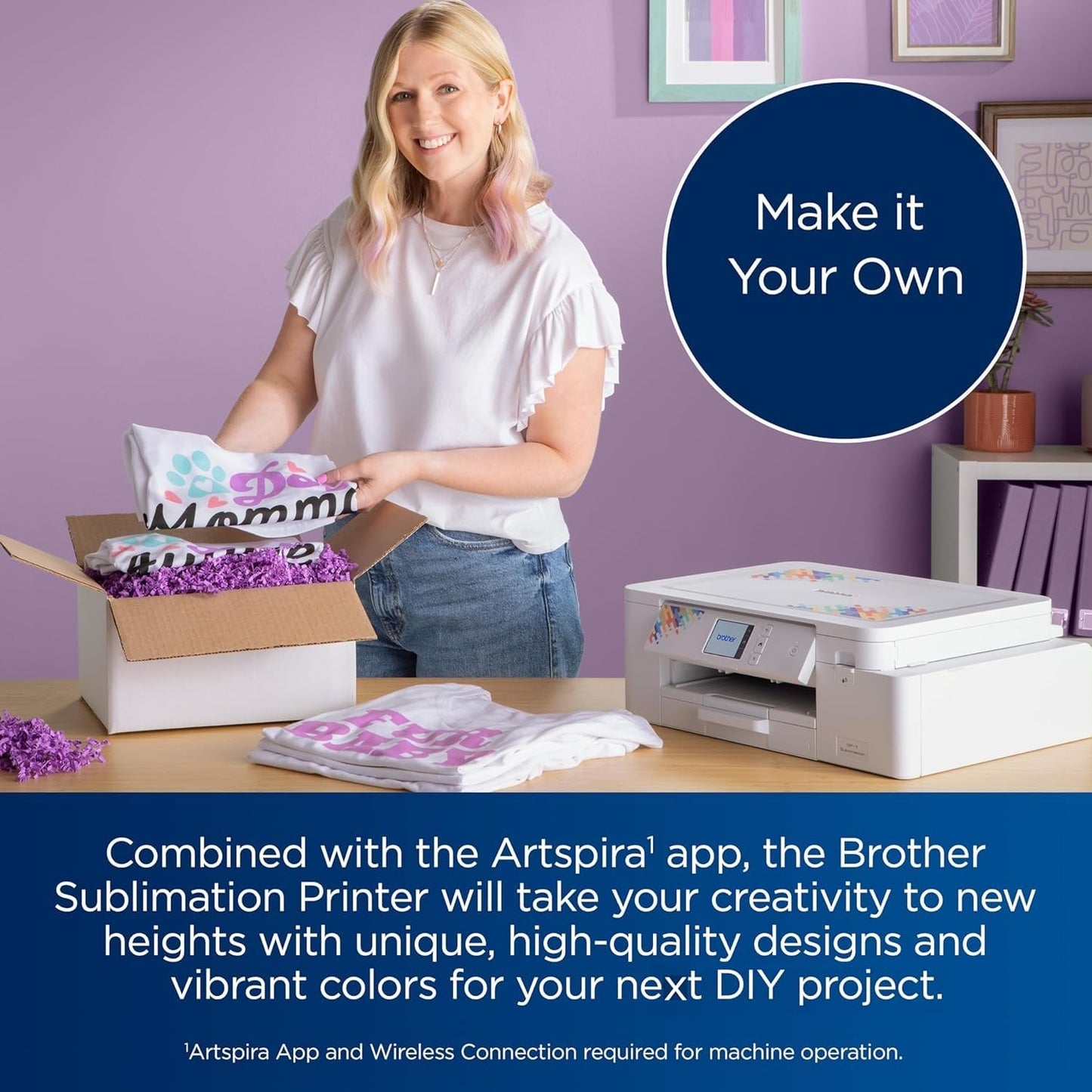 Brother Sublimation Printer and Black Ink Cartridge