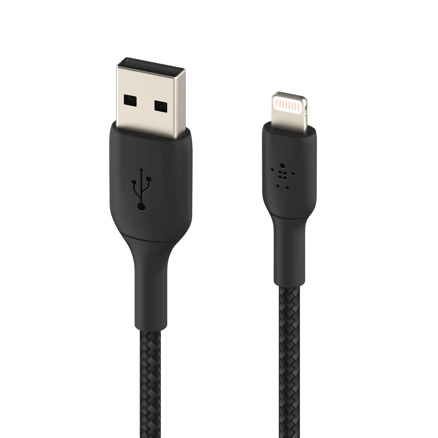 Belkin Braided Lightning Cable (Boost Charge Lightning to USB Cable for iPhone, iPad, AirPods)