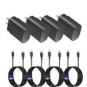 Type C Charger Fast Charging,4 Pack 25W USB C Charger Block with 6FT Fast Charging Cable Compatible with Galaxy S25 Ultra/S25/S25+/S24+/S24