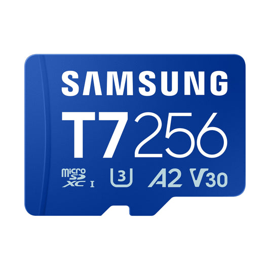 Samsung microSDXC T7 256GB, Transfer Speeds Up to 170 MB/s