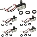 JAMHER 5 Pack 105V-130V AC Photocell Light Sensor Light Control Sensor Button Switch Dusk to Dawn Sensor for Outdoor Lighting Photoelectric Switch