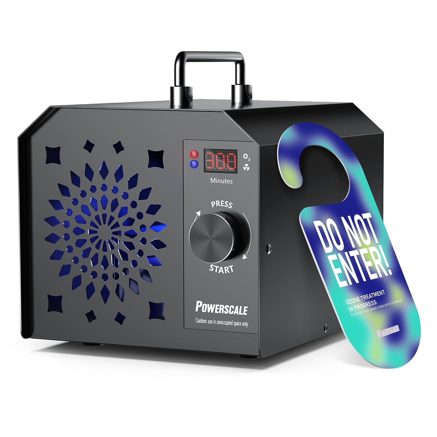 Powerscale Ozone Generator, Odor Removal, Digital Timer, 90,000 mg/h