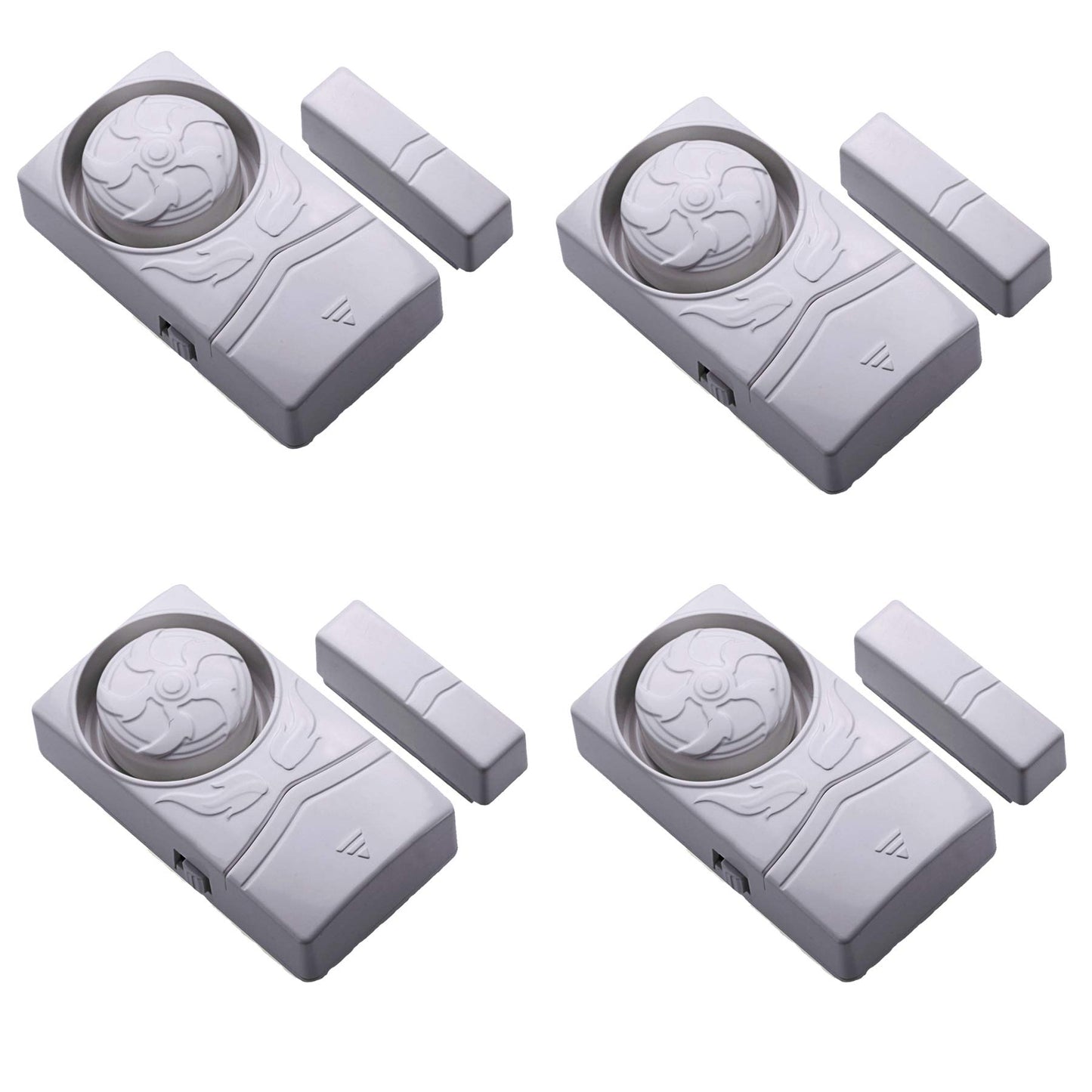 Wireless Home Security burglar alarm, Magnetic Sensor Door Window Alarm, Super Loud 110dB, Pool Door Alarm for Kids Pack of 4