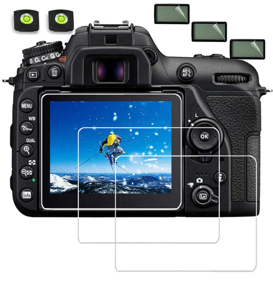 debous Screen Cover for Nikon D7500, Optical Tempered Glass 0.3mm 9H Hard Film (3 Pack)