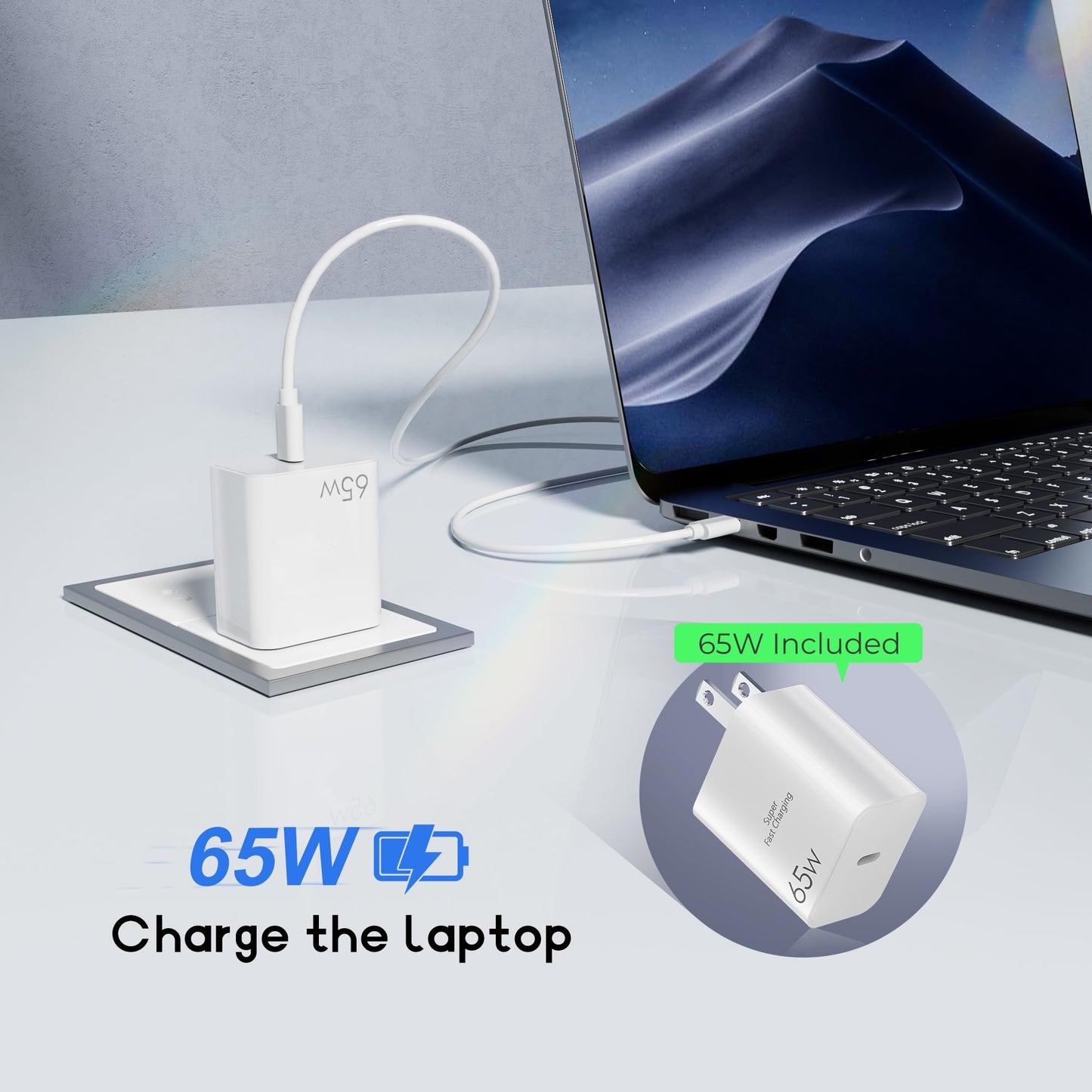 65W 8-in-1 Charging Station, 15W Magnetic Wireless Charger with Retractable Cable, 30W USB C Fast Charging Stand for iPad, Multiple Devices for iPhone