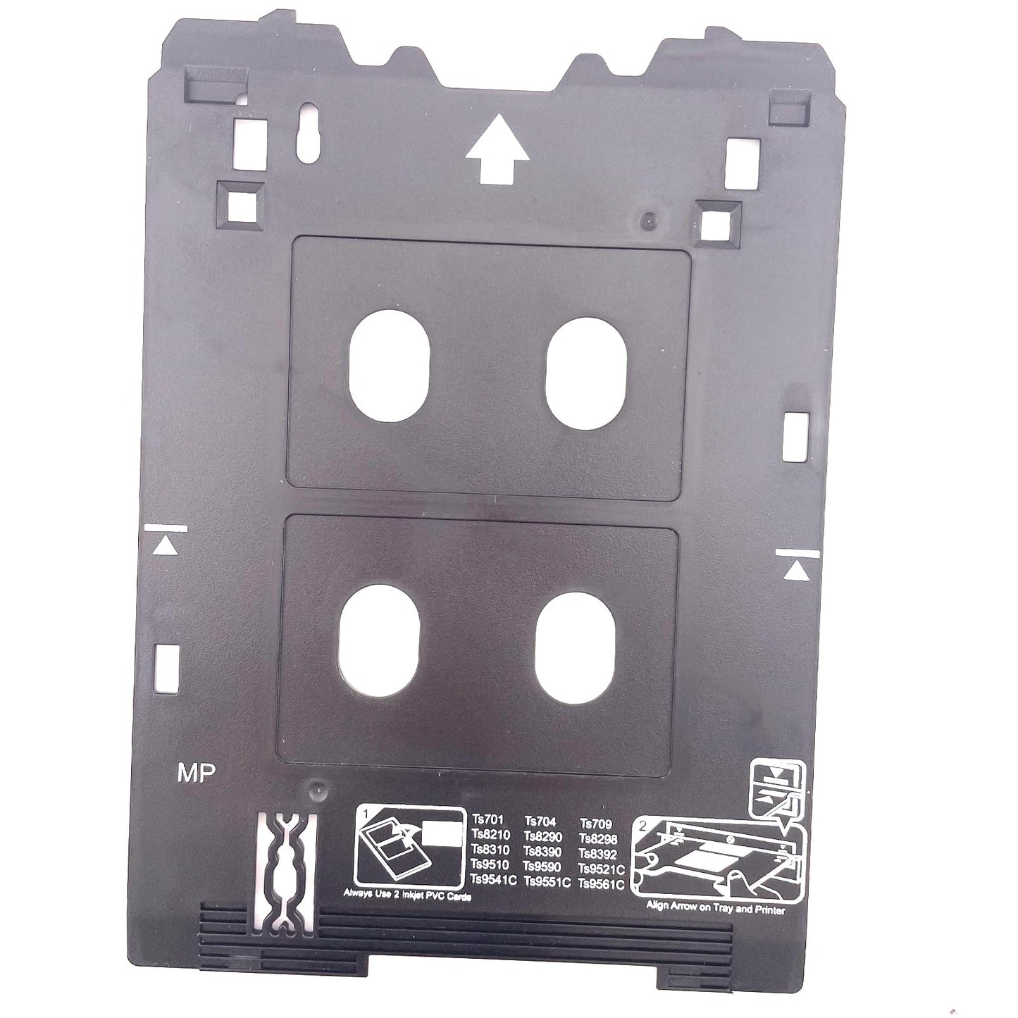Inkjet PVC ID Card Tray for Canon PIXMA TS701 TS702 TS703 TS704 TS705 TS709 TS8220 TS8330 TS82xx, TS83xx, and TS95xx Series Printers (Canon