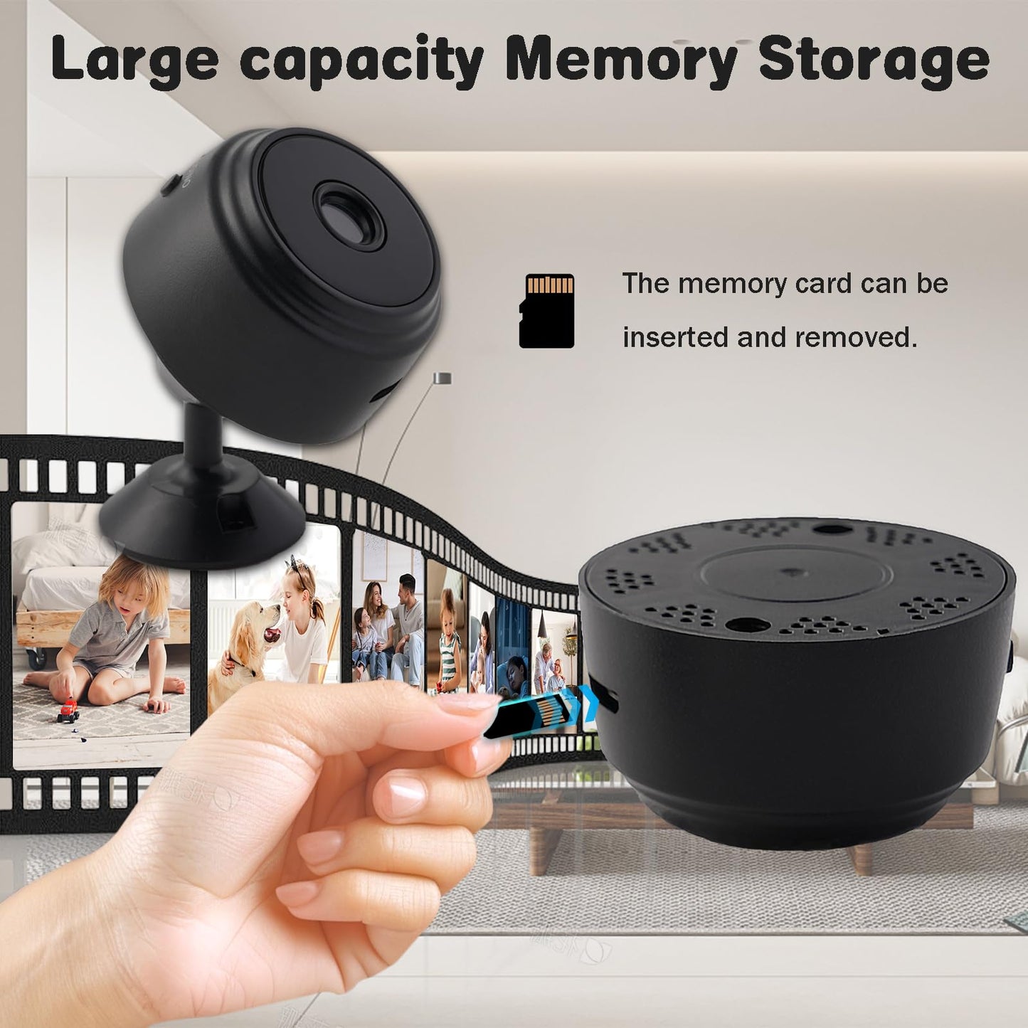 mini Camera Hidden Cameras -Nanny Cam -WiFi Wireless -1080P HD Security Camera-Best Cameras for Surveillance-Surveillance Camera with Motion Detection