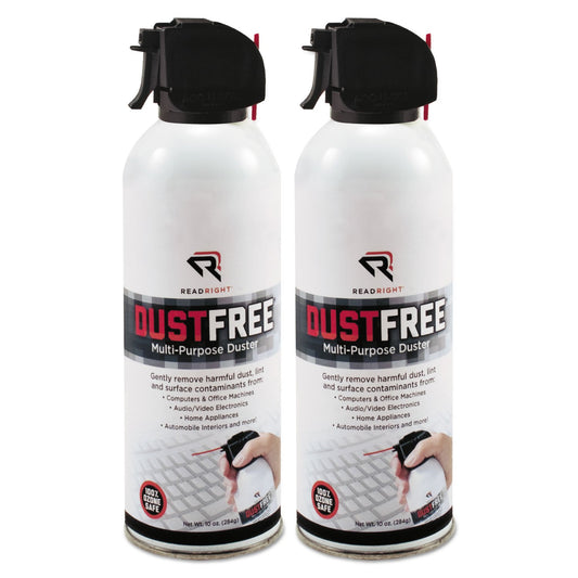 Read Right RR3722 DustFree Multipurpose Duster 2 10oz Cans/Pack