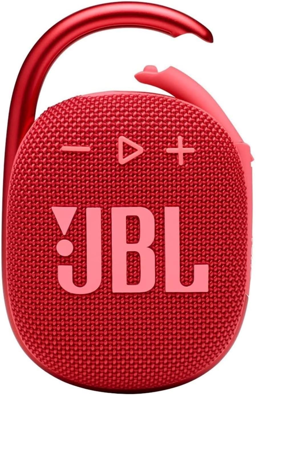 JBL Clip 4 Portable Bluetooth Speaker Bundle with Deluxe CCI Protective Carrying Pouch (Red)