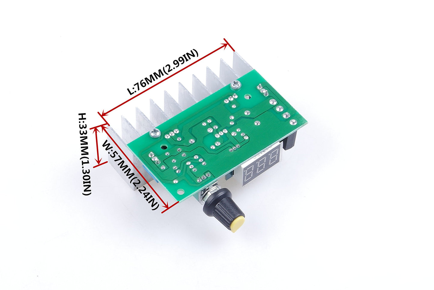 KNACRO LM317 Buck Voltage Converter Regulated Power Supply Module DC 24V to DC 12V LED Display Voltmeter Volt Regulator DC 0-35V AC 0-28V to DC…