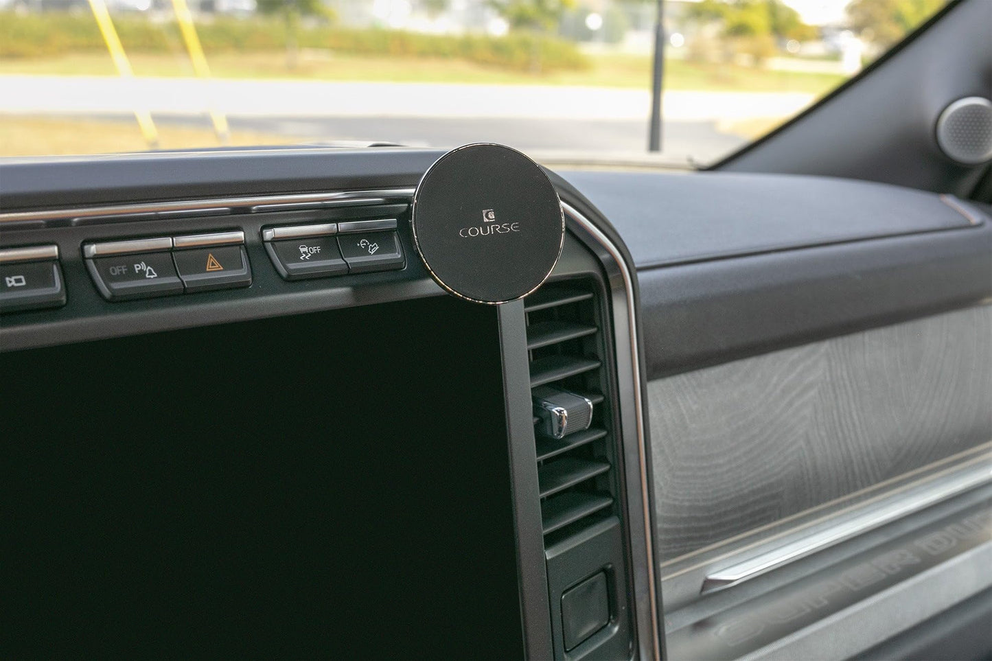 Course Motorsports Direct Fit Phone Mount - Ford Super Duty 2023+ Magsafe Head - Non Charging Left or Right