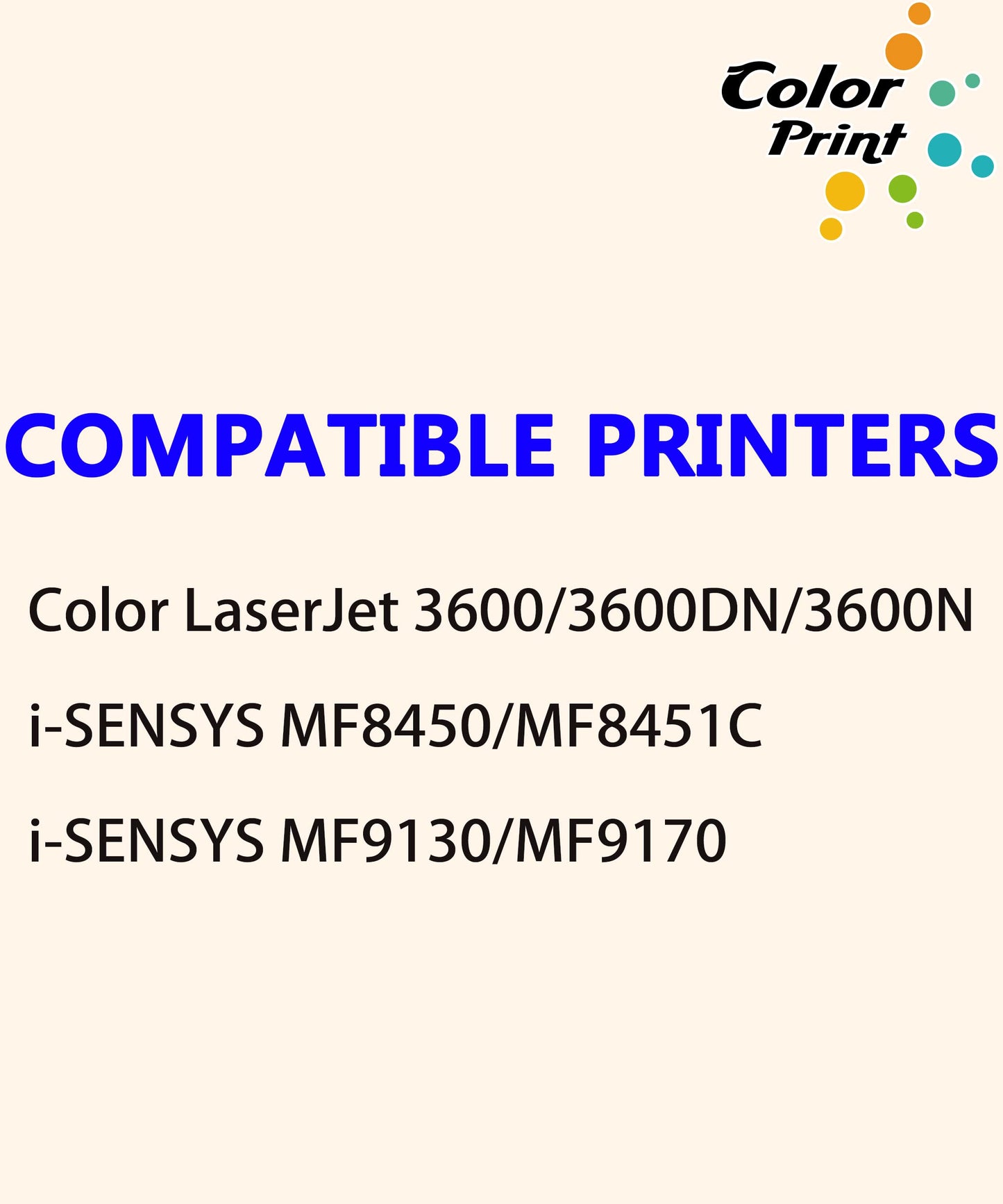 Color Print Compatible 502A Toner Cartridge Replacement for HP Q6471A 6471A Q6471 Work with 3600N 3600DN 3800N 3800DN 3800DTN CP3505 CP3505N CP3505X