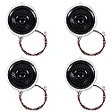 4Pcs 36mm Round Speaker 2.5W 8 Ohm Loud Micro Speaker Replacement for Electronics & DIY Projects