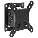 Mount-It! Low Profile Tilting TV Wall Mount for 24-32 Inch Flat Screen TVs | Quick Release Small TV Mount Bracket | VESA 75x75 100x100 | 1.65” Slim