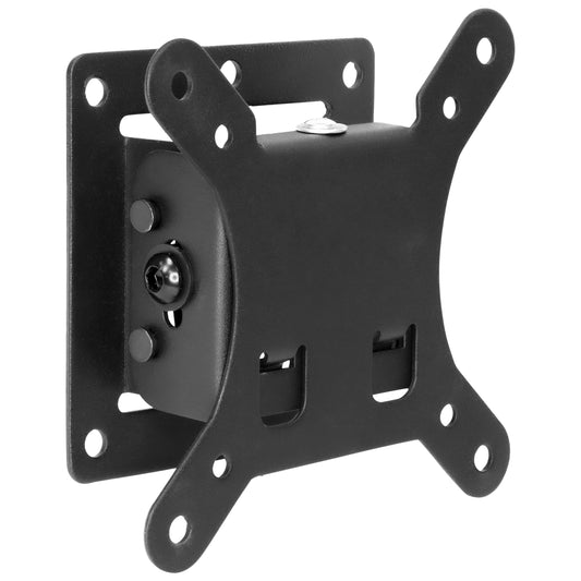 Mount-It! Low Profile Tilting TV Wall Mount for 24-32 Inch Flat Screen TVs | Quick Release Small TV Mount Bracket | VESA 75x75 100x100 | 1.65” Slim