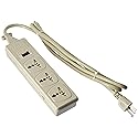 Wonpro WES4.3D105 Universal Power Strip with 3 Outlet