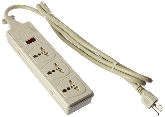 Wonpro WES4.3D105 Universal Power Strip with 3 Outlet