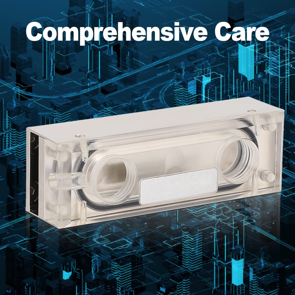 M2 Solid State Drive Water Block 2280, Copper Cold Plate Heat Sink with Ring for PC Water Cooling System