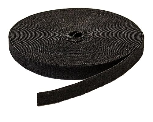 NavePoint 1/2 Inch Roll Hook and Loop Reusable Cable Ties Wraps Straps - 10M 33ft 3-pack