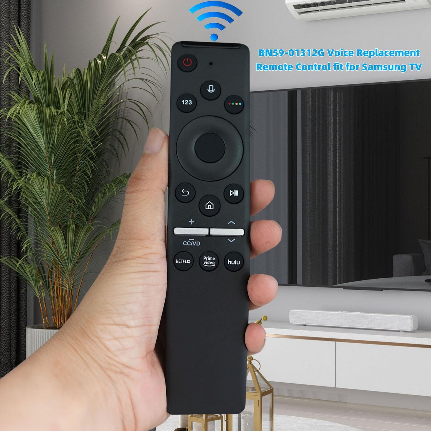 BN59-01312G Voice Replacement Remote Control for Samsung Smart TV UN49RU8000 UN55RU8000 UN65RU8000 UN75RU8000 UN82RU8000 UN85RU8000 UN49RU8000FXZA