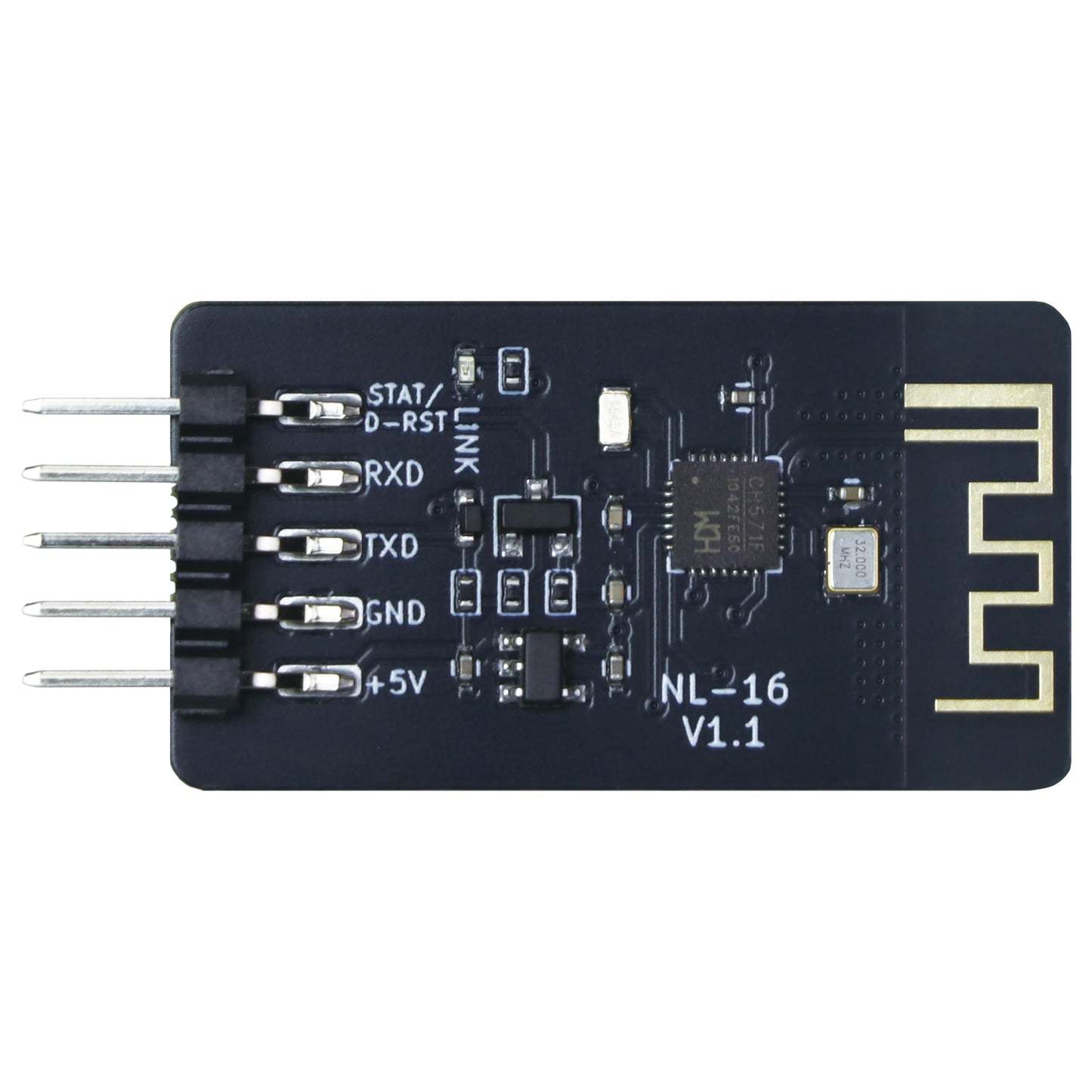 2-Pack NL-16 Bluetooth 4.2 BLE Module, CH571F RISC-V Wireless Serial Port Transparent Transceiver, Support Arduino, High Speed & Long Range