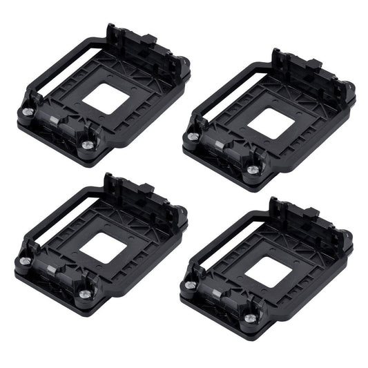 uxcell Plastic AMD CPU Fan Heatsink Bracket Base Socket 4pcs Black for AM2 AM3 AM2 AM3