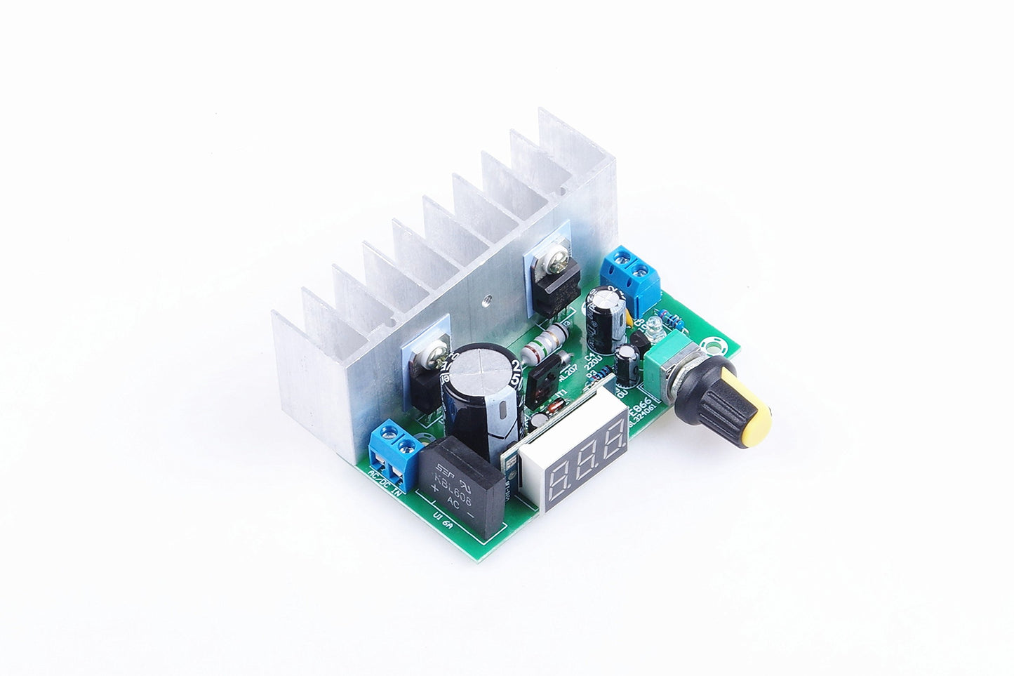 KNACRO LM317 Buck Voltage Converter Regulated Power Supply Module DC 24V to DC 12V LED Display Voltmeter Volt Regulator DC 0-35V AC 0-28V to DC…