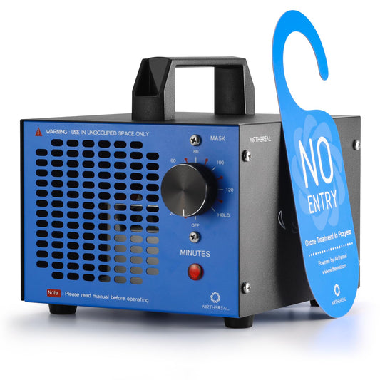 Airthereal MA5K Ozone Generator, 120-Min Timer, Blue, 2000 Sq Ft