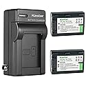Kastar 2-Pack Battery and AC Wall Charger Replacement for Sony DCR-SX60, HDR-CX100, HDR-CX105, HDR-CX106, HDR-CX11, HDR-CX12, HDR-CX500, HDR-CX505