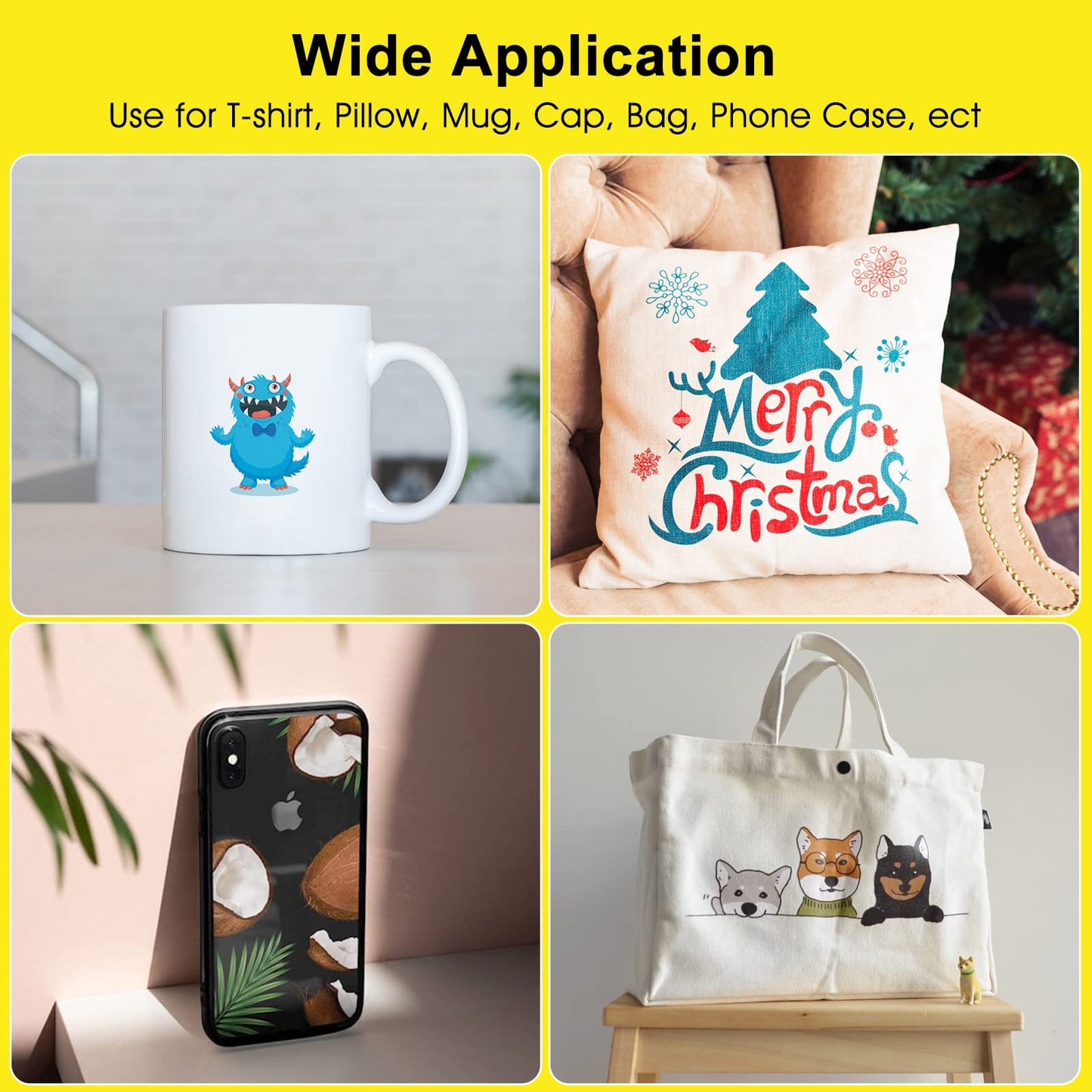 TBTeek Sublimation Ink Work with ET-7700, ET-7750 ET-2720, ET-2750, ET-4700 ET-4760 ET-15000 Inkjet Printers Heat Press Transfer on T-Shirts Mugs (ICC