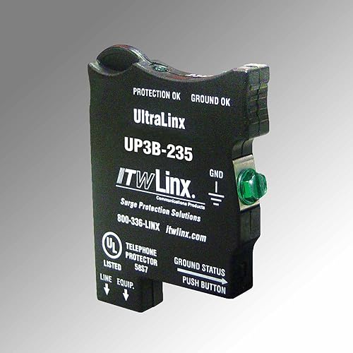 ULTRALINX 66 BLOCK PROT, 235V CLAMP, 350mA FUSE IND LTS S25 (PART #: UP3B-235)