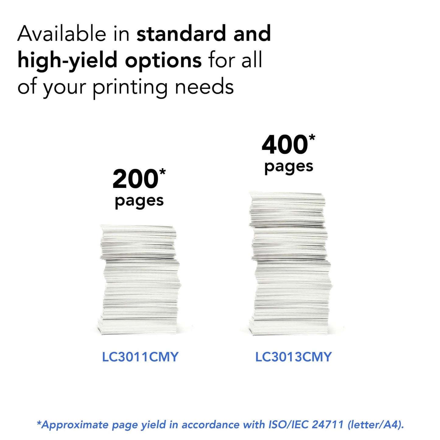 Brother Printer LC3011M Single Pack Standard Cartridge Yield Up to 200 Pages LC3011 Ink Magenta