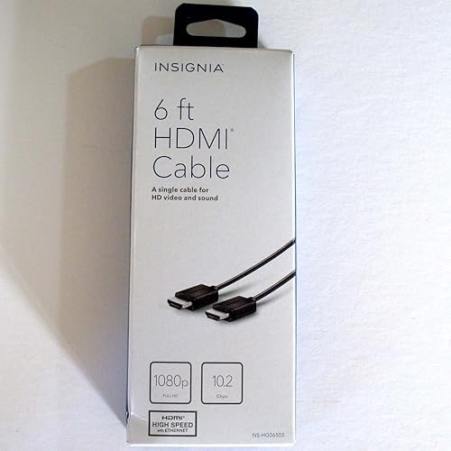 Insignia - 6' HDMI Cable - Black