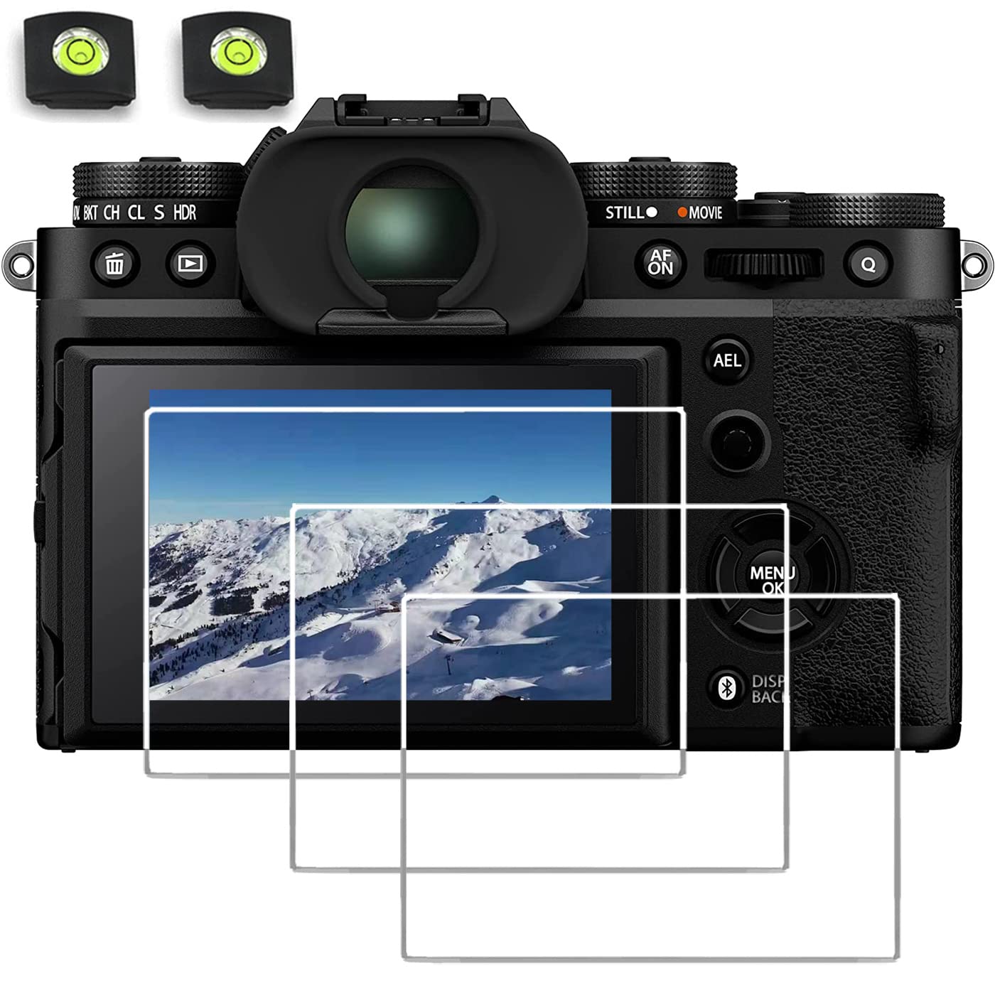 debous Glass Screen Protector for Fujifilm Fuji X-T5 XT5,0.3mm Thickness 9H Hrad Screen Protector for Fujifilm Camera