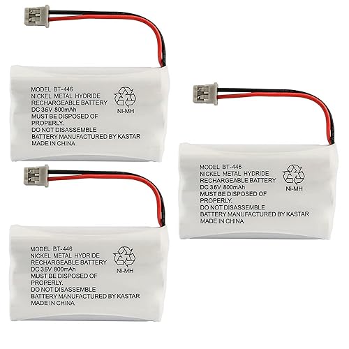 Kastar 3-Pack Battery Ni-MH 3.6V 800mAh Replacement for Uniden TRU88852 TRU8888 TRU9360 TRU946 TRU9460 TRU9465 TRU9480 TRU9480-2 TRU9480-3 TRU9480-4