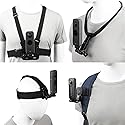 PellKing Accessories Kit for Insta360 One X5/X4/X3/X2/X,Third Version Video Vlog Necklace Neck Holder,New Quick Release Head Strap Mount + Chest Mount