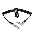Alvin's Cables 5 Pin Timecode Coiled Cable for ARRI Alexa Sound Devices ZAXCOM DENECKE XL-LL